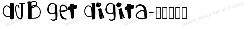 DJB Get Digita字体转换